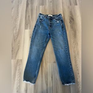 EUC A&F 25/0 The Mom High Rise Jeans